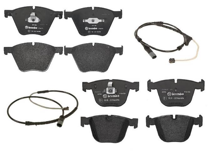 Brembo Brake Pads Kit Front and Rear (LowMet) Brembo 1563605KIT